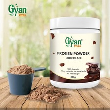Gyan Veda Protein Powder – Chocolate Flavor (300g)