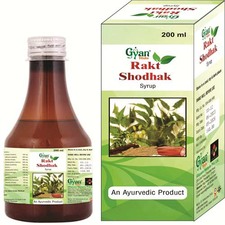 Rakt Shodhak Syrup – Natural Ayurvedic Blood Purifier for Glowing Skin & Detoxification (200ml)